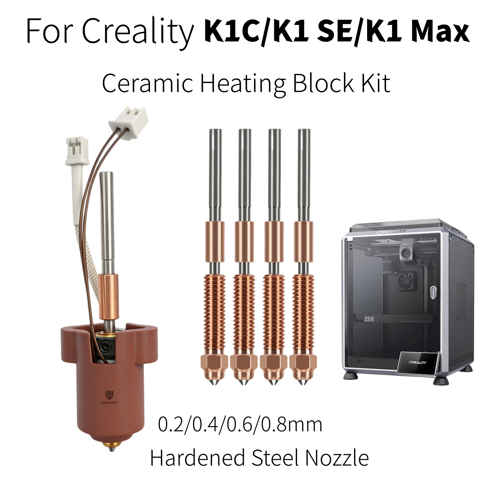Creality Printer K1 - Untuk Creality K1C K1 MAX Hotend
